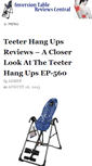 Mobile Screenshot of inversiontablereviewscentral.com